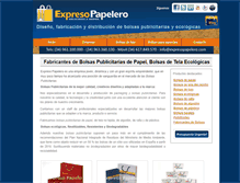 Tablet Screenshot of expresopapelero.com